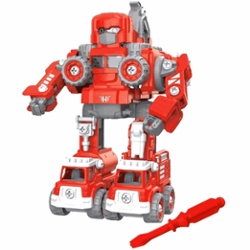 ROBOT DESARMABLE LM906-B ROJO