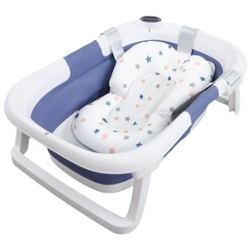 BAO PLEGABLE CON TERMOMETRO AZUL