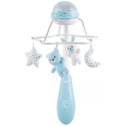 CHICCO - MOVIL ARCO IRIS CELESTE