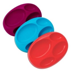 PLATO X 3 CON DIVISIONES FUCSI MULTI