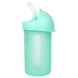 BOON - VASO CON SORBITO SILICONA Y TAPA VERDE