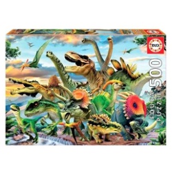 EDUCA - PUZLE 500 PIEZAS DINOSAURS