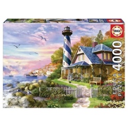 EDUCA - PUZLE 4000 LIGHTHOUSE AT ROCK BAY
