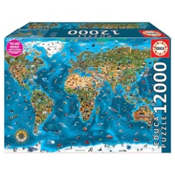 EDUCA - PUZLE 12000 WONDERTS OF THE WORLD