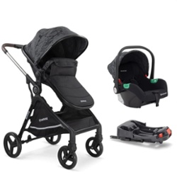 BEBESIT - COCHE MARS TRAVEL SYSTEM I SUZE BASE ISO NEGRO