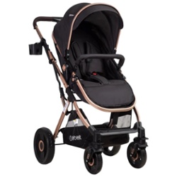 BEBESIT - COCHE VOX GOLD CON MOISES NEGRO