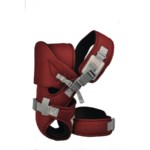 BECUTE BABY - PORTA BEBE 6 EN 1 ROJO Y GRIS