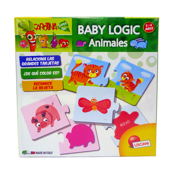 LISCIANI GIOCHI - CAROTINA  BABY LOGIC ANIMALES