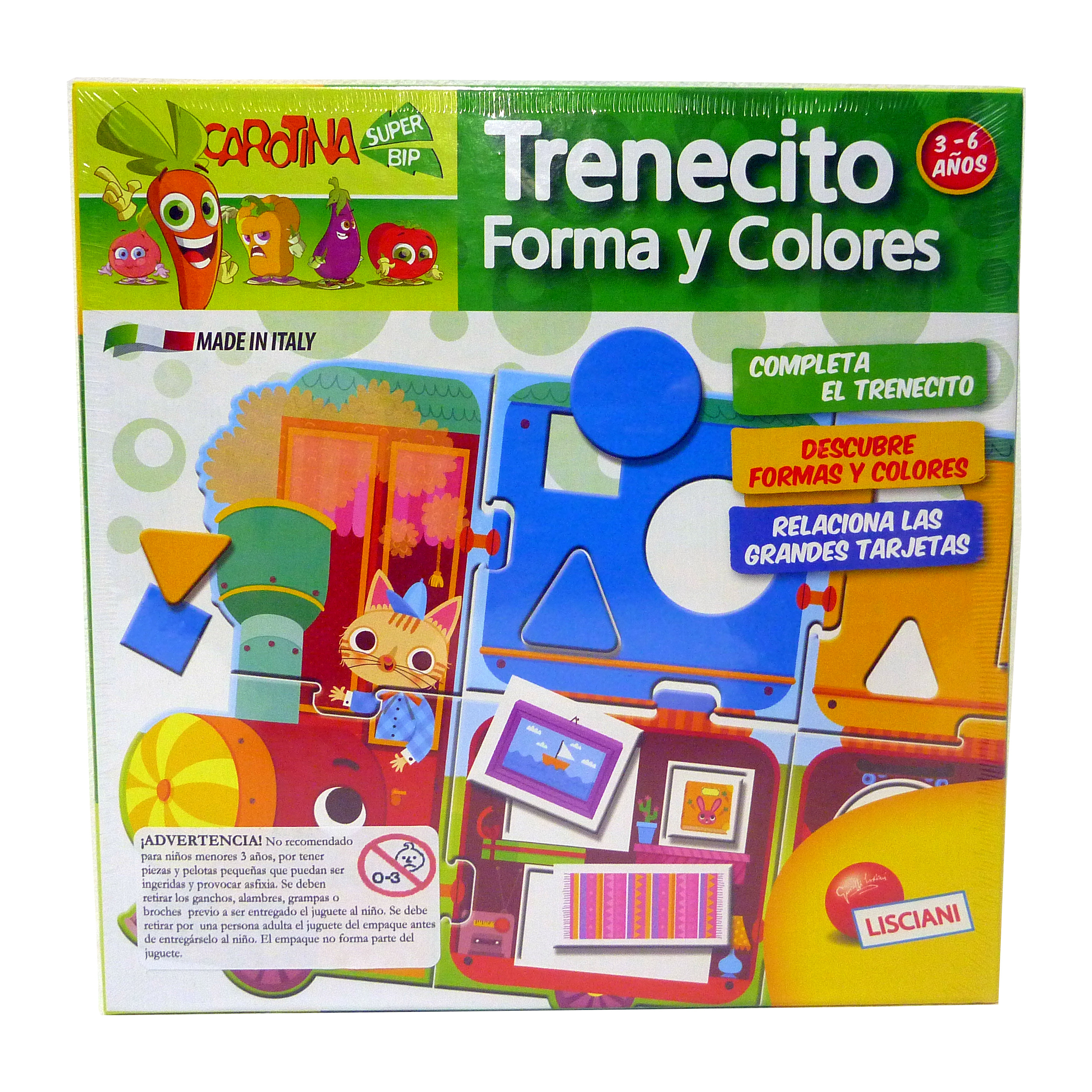 LISCIANI GIOCHI - CAROTINA TRENCITO FORMA Y COLORES