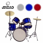 JINBAO - BATERIA MUSICAL GRANDE 5 PCS AZUL