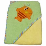 TOALLA CON CAPUCHA PEZ