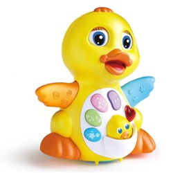 PATO AMARILLO CON LUZ
