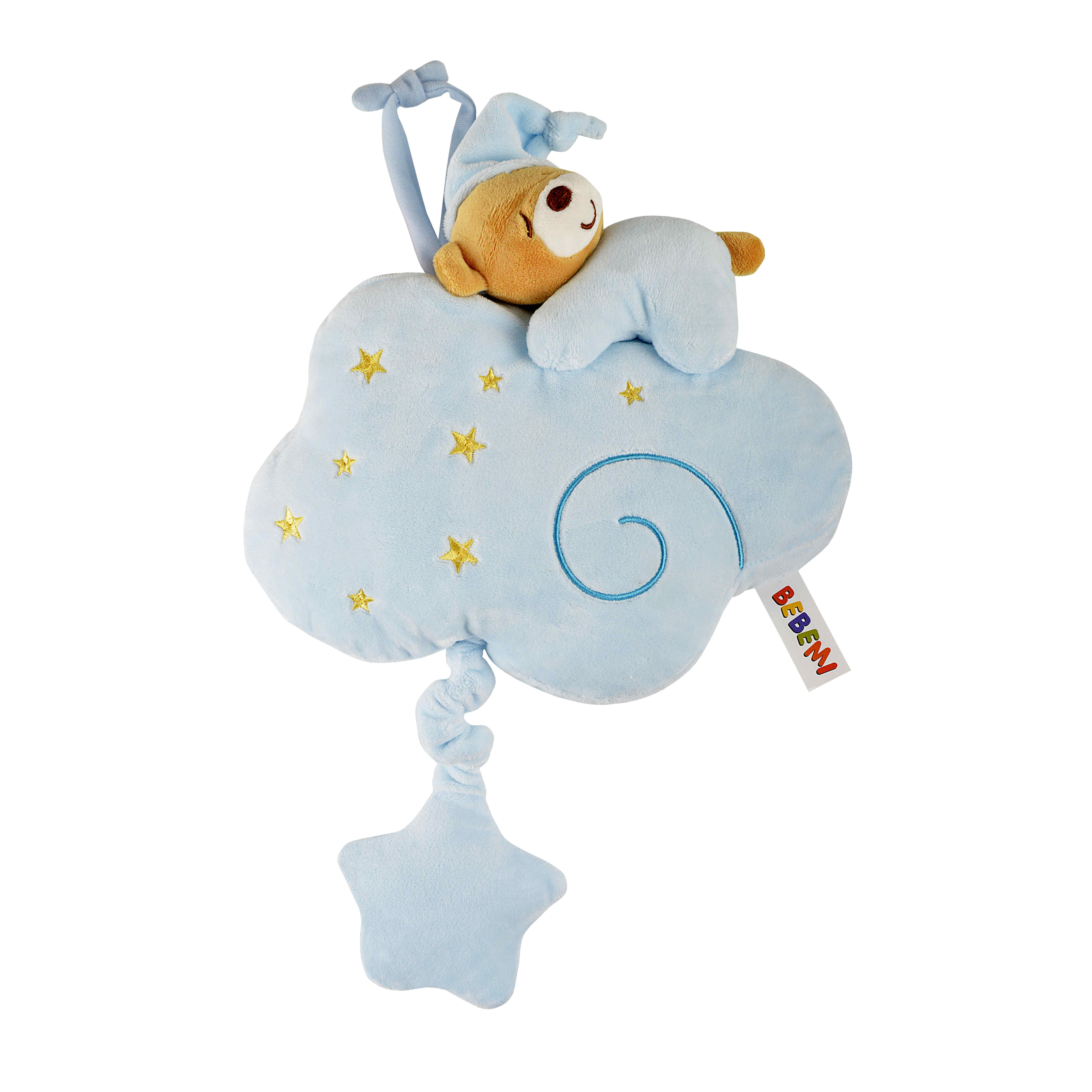 PELUCHE NUBE MUSICAL CON OSO