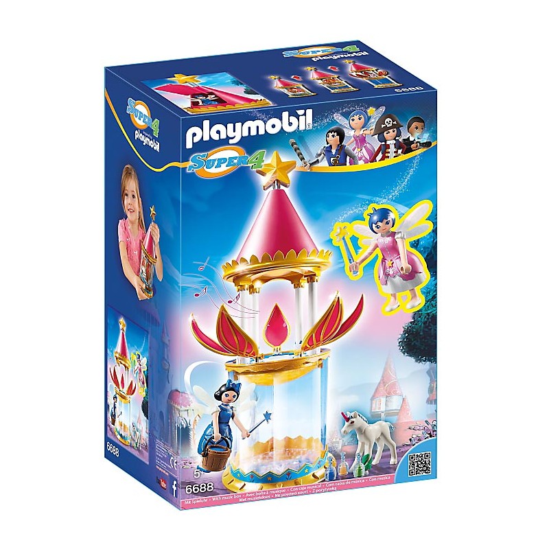 PLAYMOBIL - TORRE FLOR MUSICAL CON HADA LINEA SUPER 4