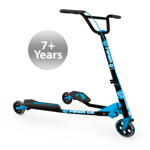 Y VOLUTION - Y FLICKER CARVER C3 BLACK/BLUE