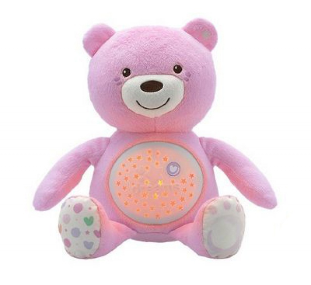 CHICCO - PROYECTOR OSO BEBE ROSADO
