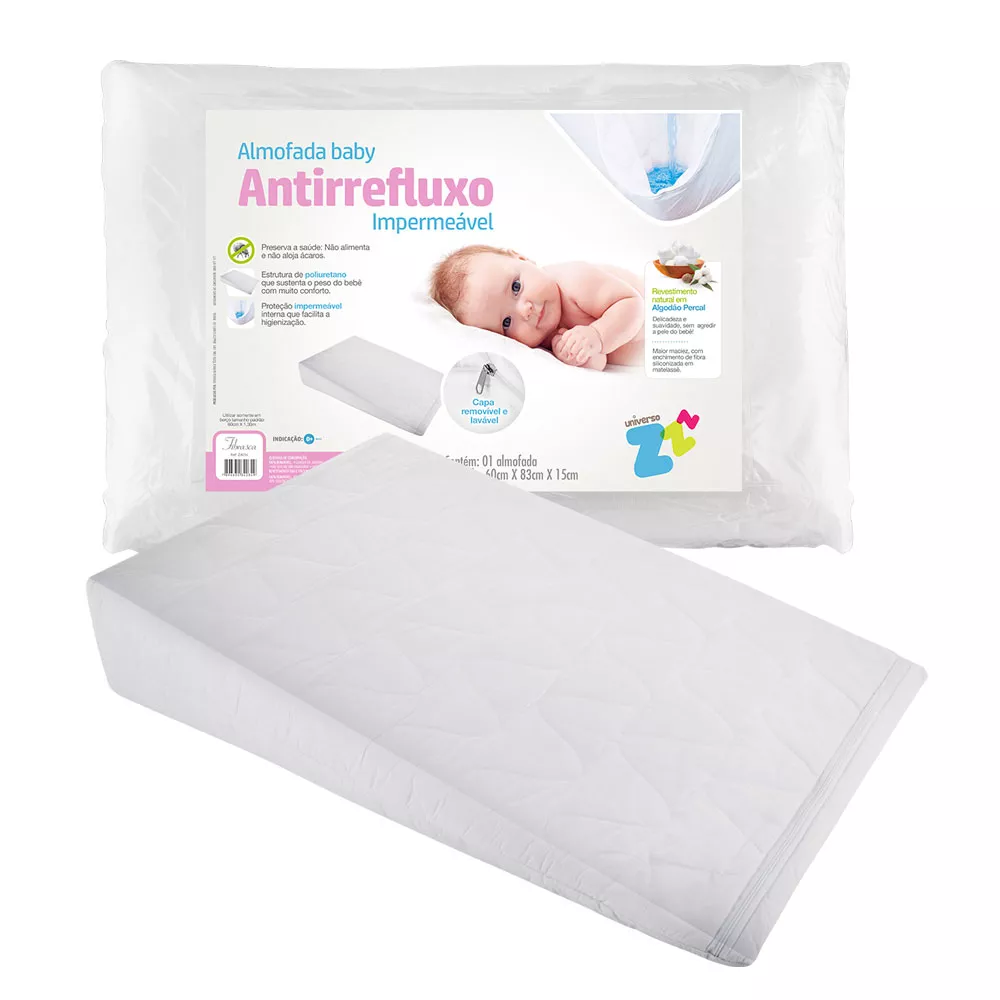 FIBRASCA - ALMOHADA BABY ANTI REFLUJO IMPERMEABLE