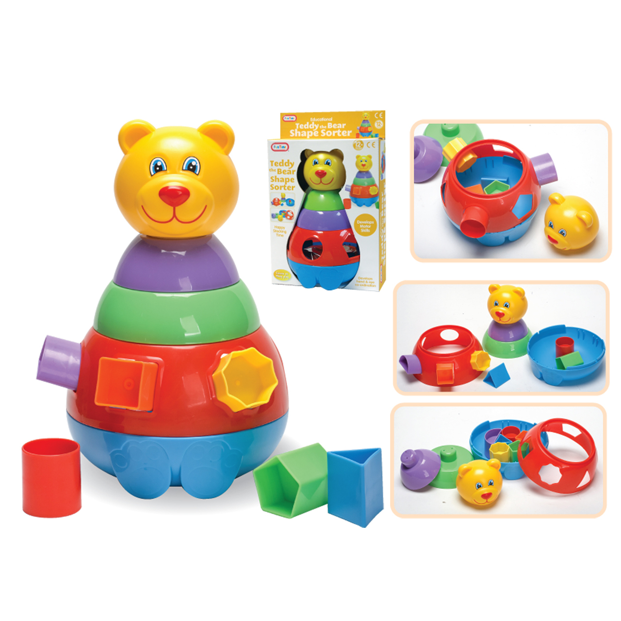 FUN TIME - JUEGO DE ENCASTRE TEDDY EL OSO